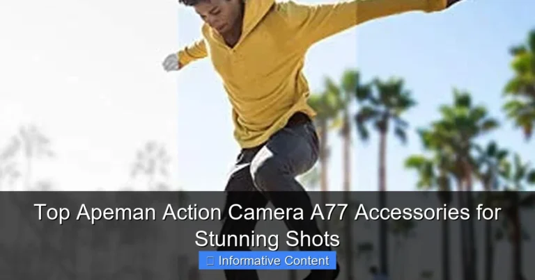 Top Apeman Action Camera A77 Accessories for Stunning Shots
