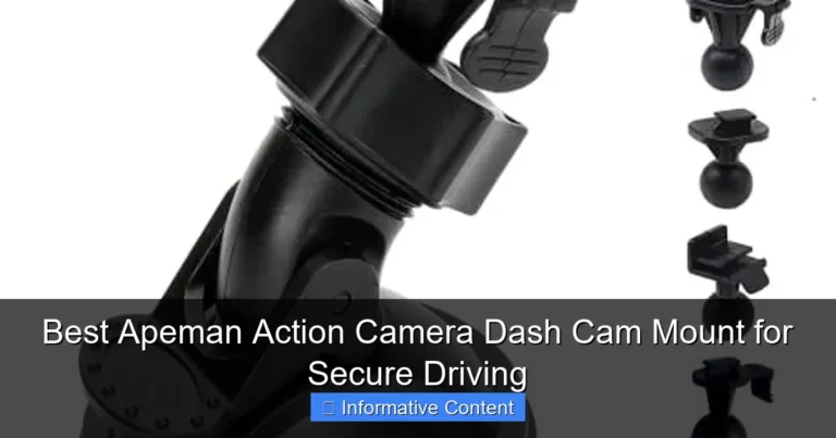 Best Apeman Action Camera Dash Cam Mount for Secure Driving