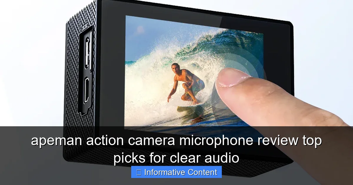 apeman action camera microphone review top picks for clear audio