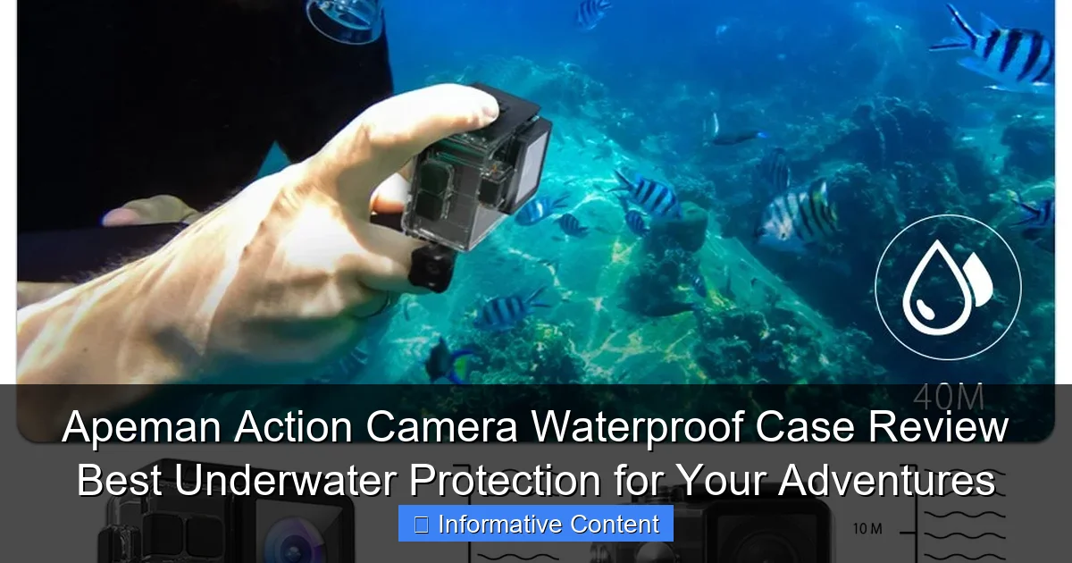Apeman Action Camera Waterproof Case Review Best Underwater Protection for Your Adventures