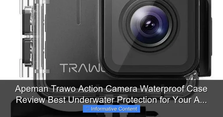 Apeman Trawo Action Camera Waterproof Case Review Best Underwater Protection for Your A...