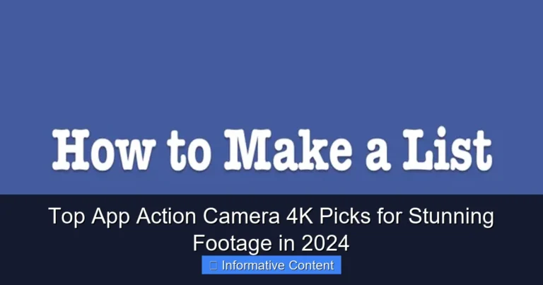 Top App Action Camera 4K Picks for Stunning Footage in 2024