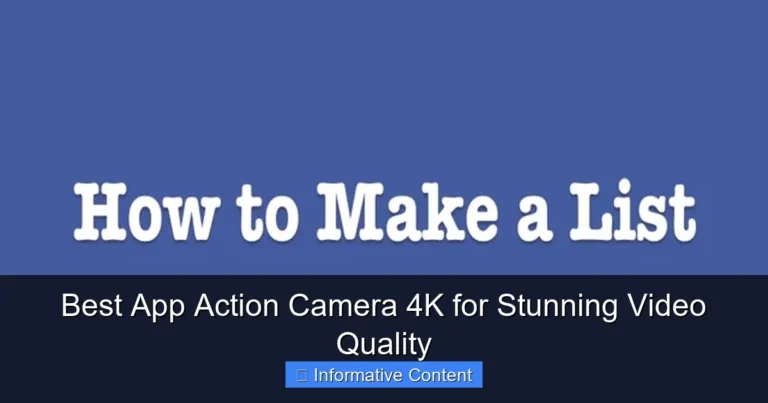 Best App Action Camera 4K for Stunning Video Quality