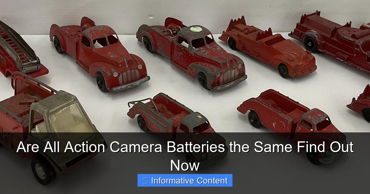 Are All Action Camera Batteries the Same Find Out Now