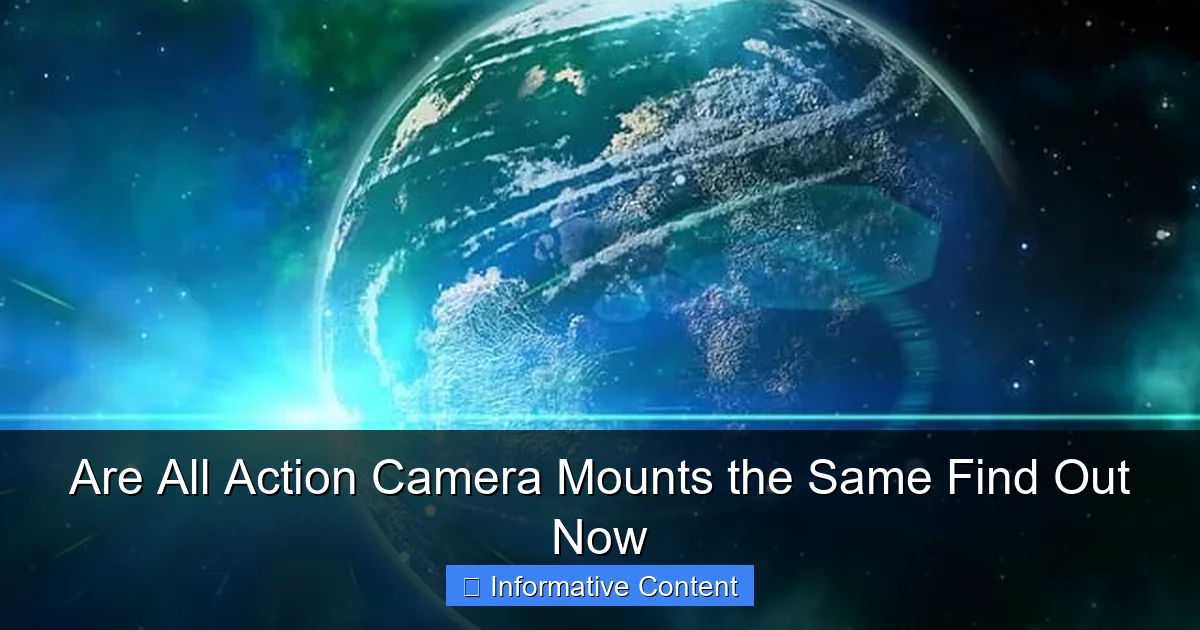 Are All Action Camera Mounts the Same Find Out Now