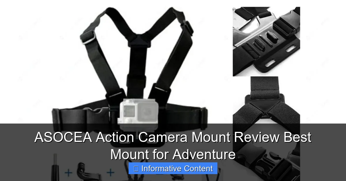 ASOCEA Action Camera Mount Review Best Mount for Adventure