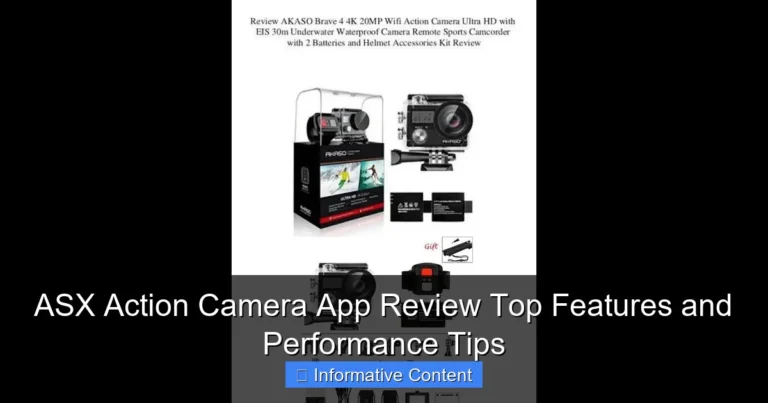ASX Action Camera App Review Top Features and Performance Tips