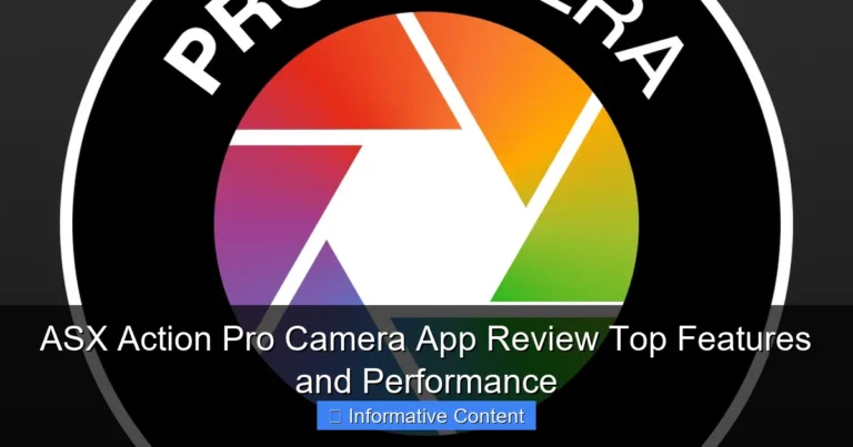 ASX Action Pro Camera App Review Top Features and Performance