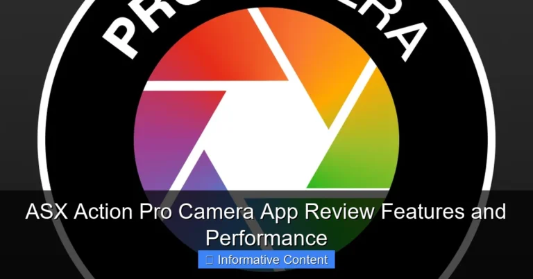 ASX Action Pro Camera App Review Features and Performance