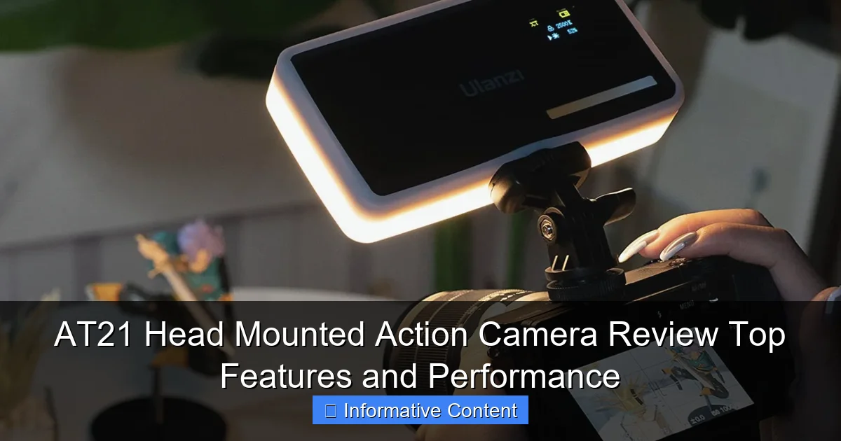 AT21 Head Mounted Action Camera Review Top Features and Performance