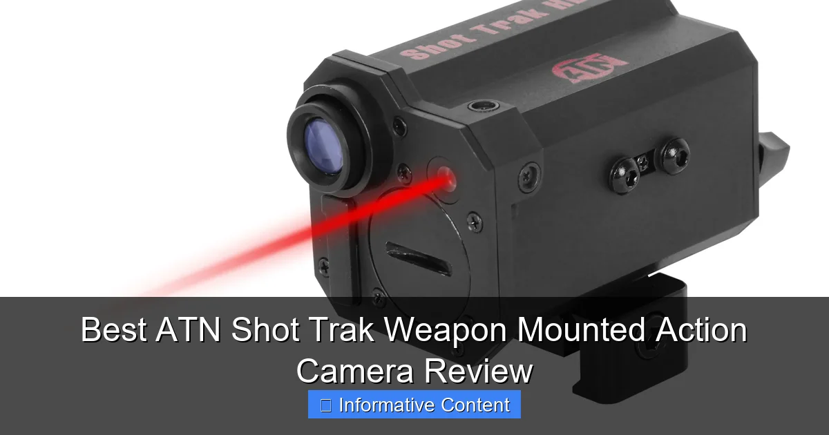 Best ATN Shot Trak Weapon Mounted Action Camera Review