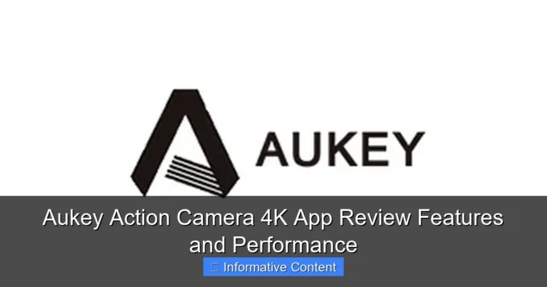 Aukey Action Camera 4K App Review Features and Performance