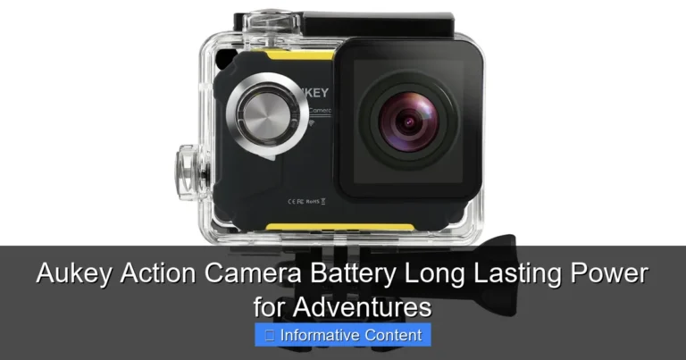 Aukey Action Camera Battery Long Lasting Power for Adventures