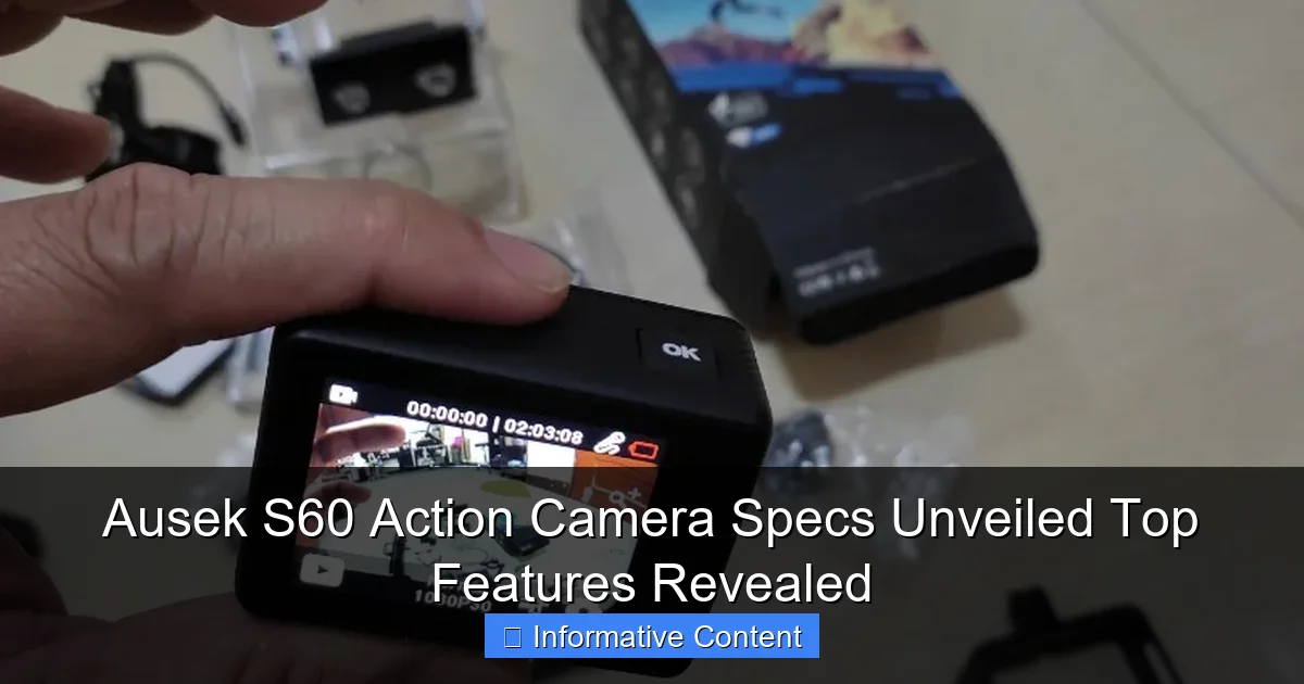 Ausek S60 Action Camera Specs Unveiled Top Features Revealed