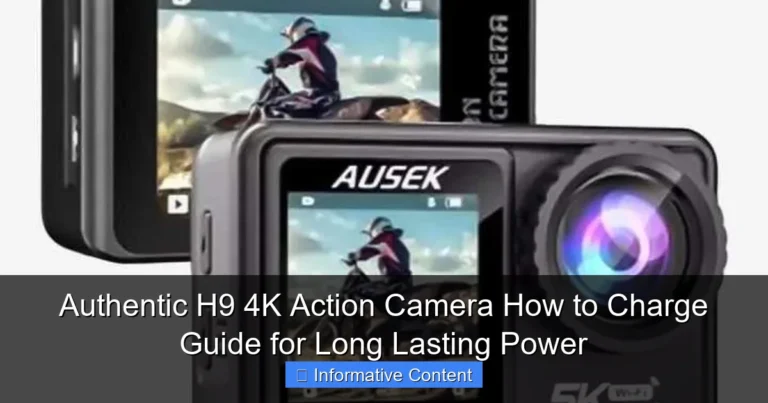 Authentic H9 4K Action Camera How to Charge Guide for Long Lasting Power