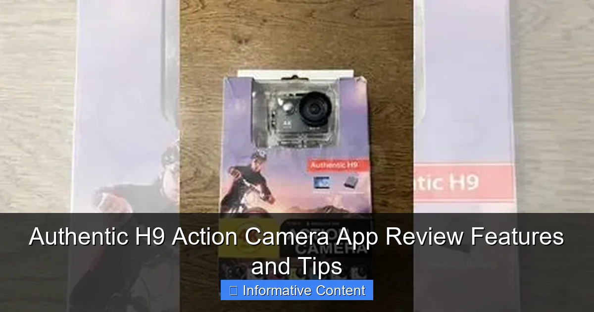 Authentic H9 Action Camera App Review Features and Tips