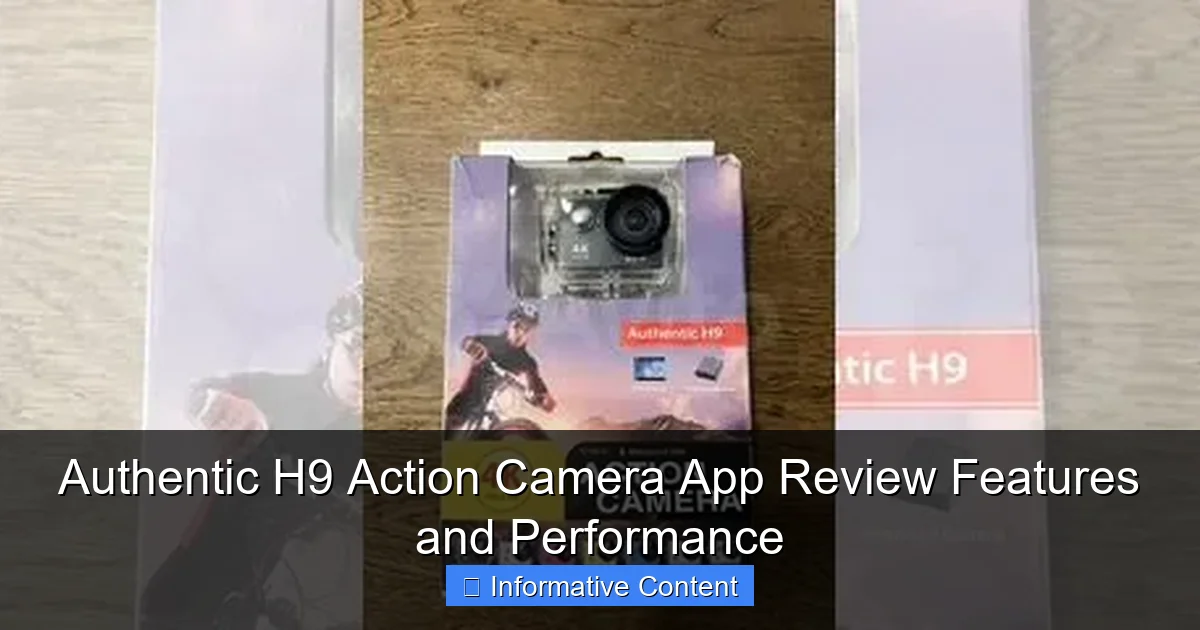 Authentic H9 Action Camera App Review Features and Performance