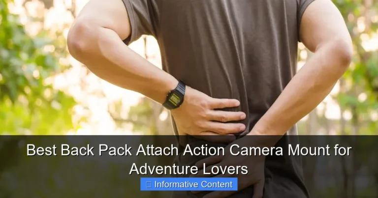 Best Back Pack Attach Action Camera Mount for Adventure Lovers