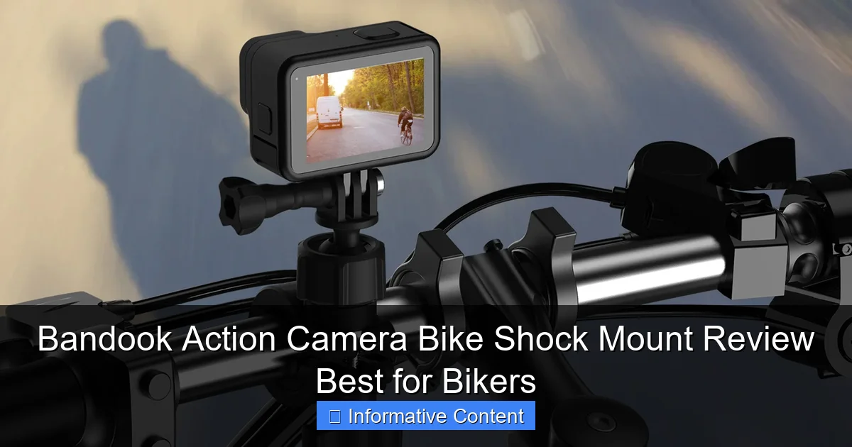 Bandook Action Camera Bike Shock Mount Review Best for Bikers