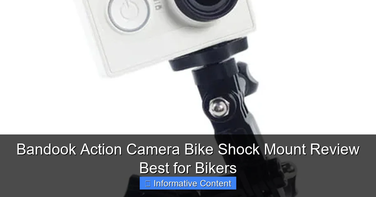 Bandook Action Camera Bike Shock Mount Review Best for Bikers