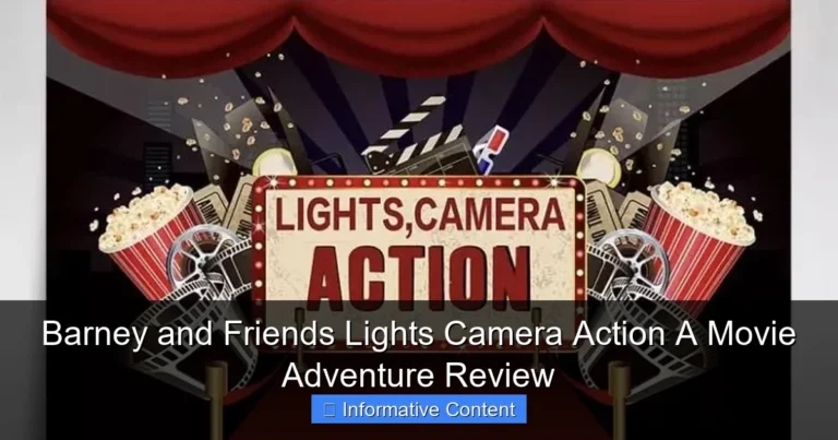 Barney and Friends Lights Camera Action A Movie Adventure Review