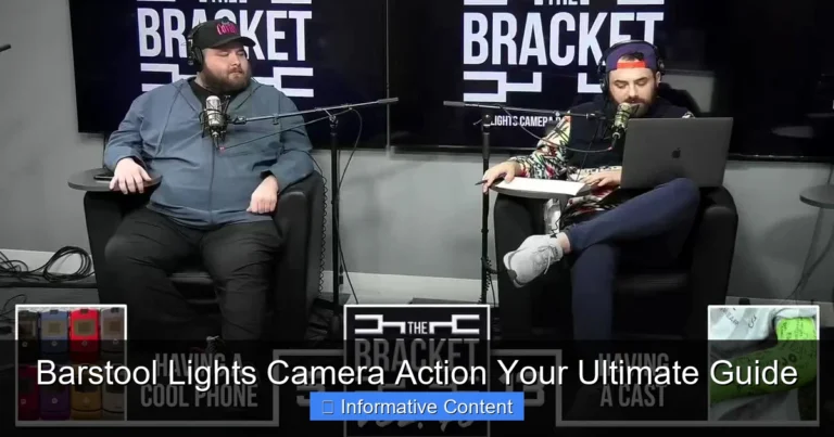Barstool Lights Camera Action Your Ultimate Guide