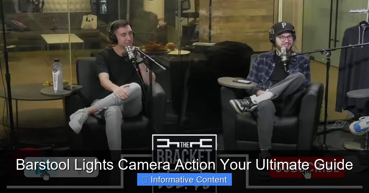 Barstool Lights Camera Action Your Ultimate Guide