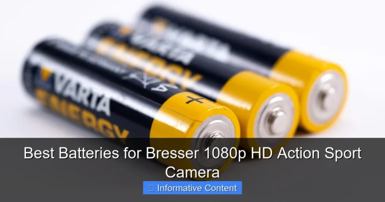 Best Batteries for Bresser 1080p HD Action Sport Camera