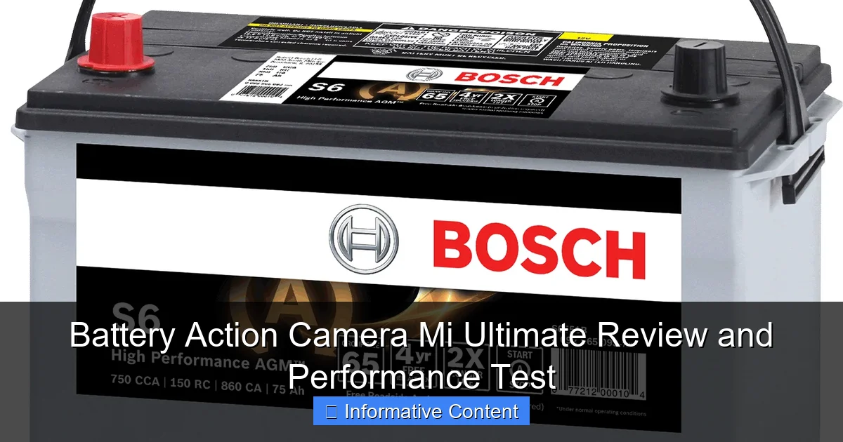 Battery Action Camera Mi Ultimate Review and Performance Test