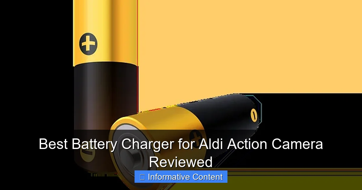 Best Battery Charger for Aldi Action Camera Reviewed