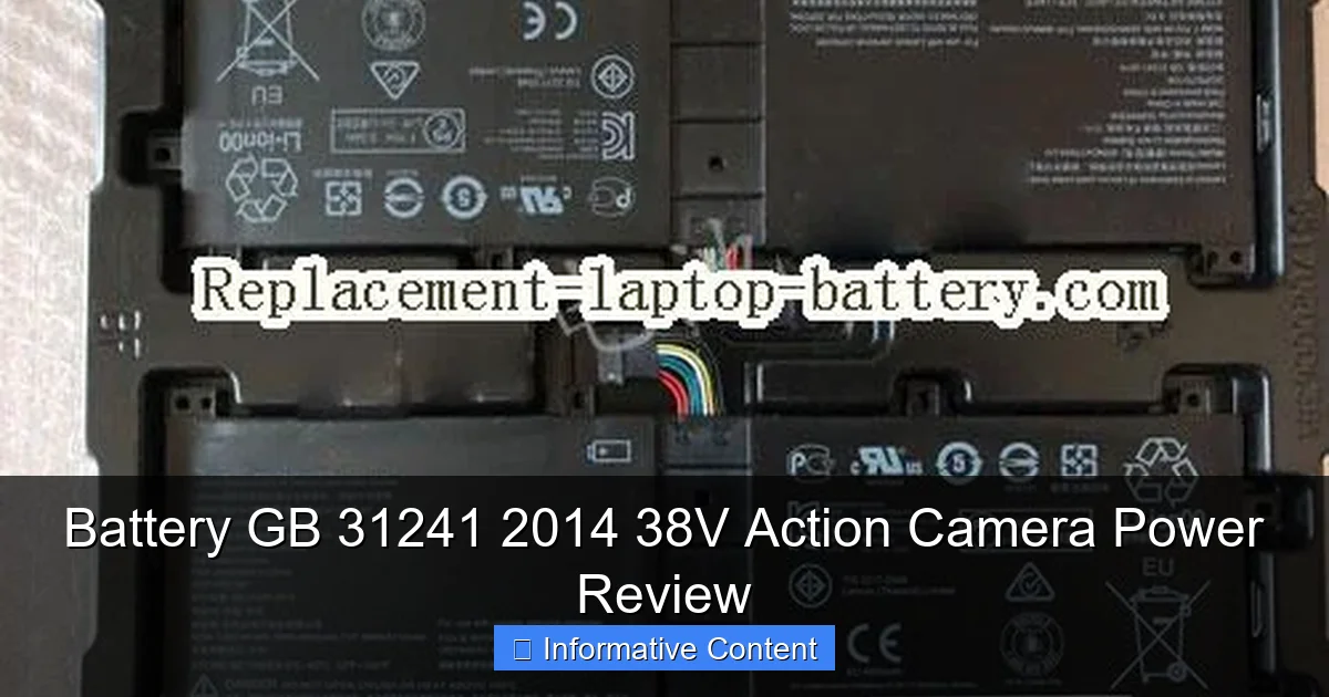 Battery GB 31241 2014 38V Action Camera Power Review