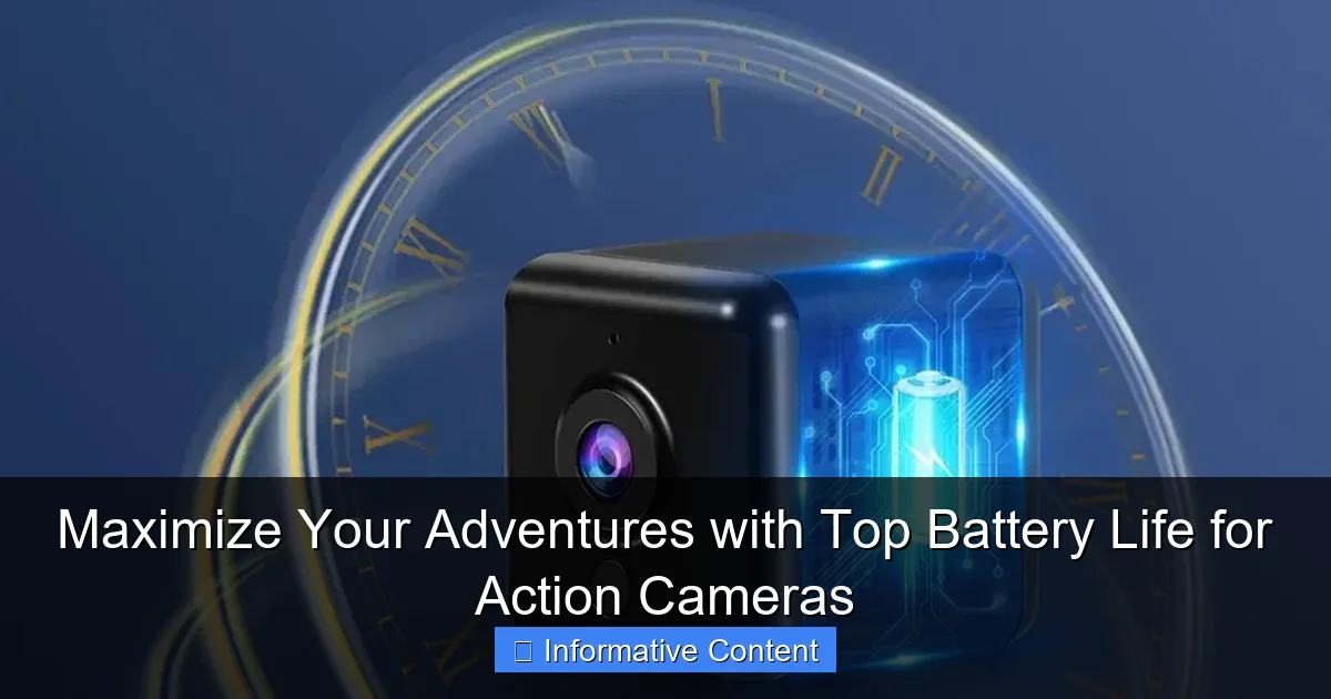 Maximize Your Adventures with Top Battery Life for Action Cameras