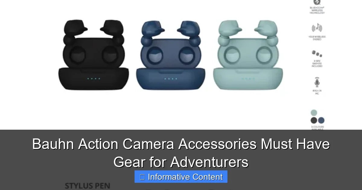 Bauhn Action Camera Accessories Must Have Gear for Adventurers
