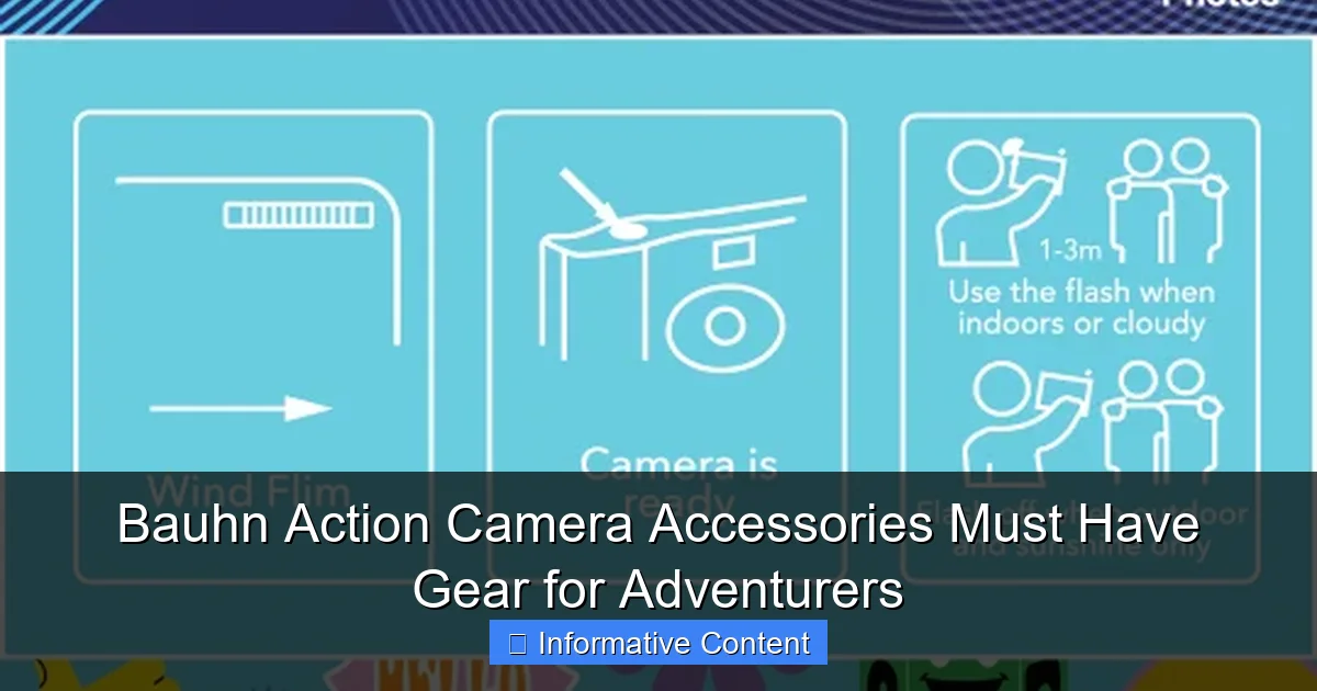 Bauhn Action Camera Accessories Must Have Gear for Adventurers