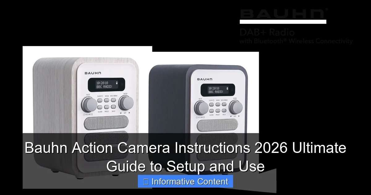 Bauhn Action Camera Instructions 2026 Ultimate Guide to Setup and Use