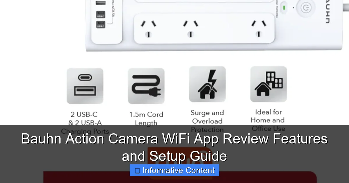 Bauhn Action Camera WiFi App Review Features and Setup Guide
