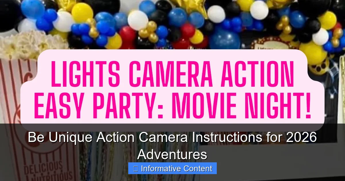 Be Unique Action Camera Instructions for 2026 Adventures