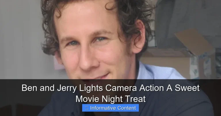 Ben and Jerry Lights Camera Action A Sweet Movie Night Treat