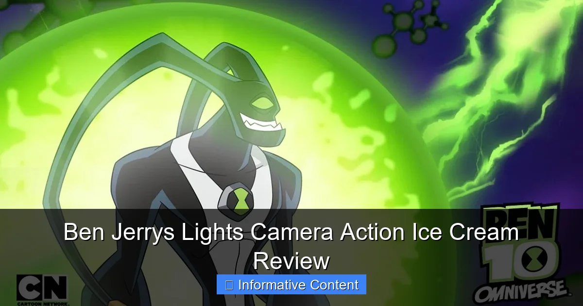 Ben Jerrys Lights Camera Action Ice Cream Review