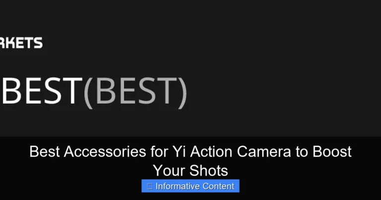 Best Accessories for Yi Action Camera to Boost Your Shots