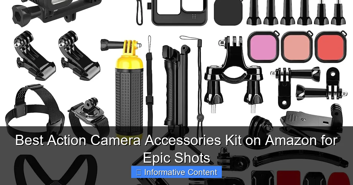 Best Action Camera Accessories Kit on Amazon for Epic Shots