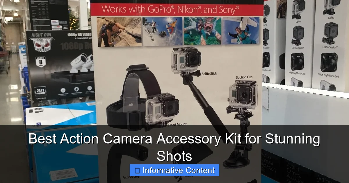 Best Action Camera Accessory Kit for Stunning Shots