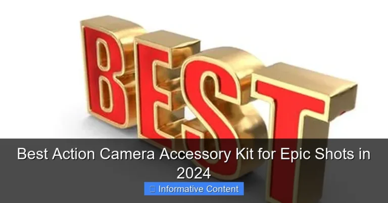 Best Action Camera Accessory Kit for Epic Shots in 2024