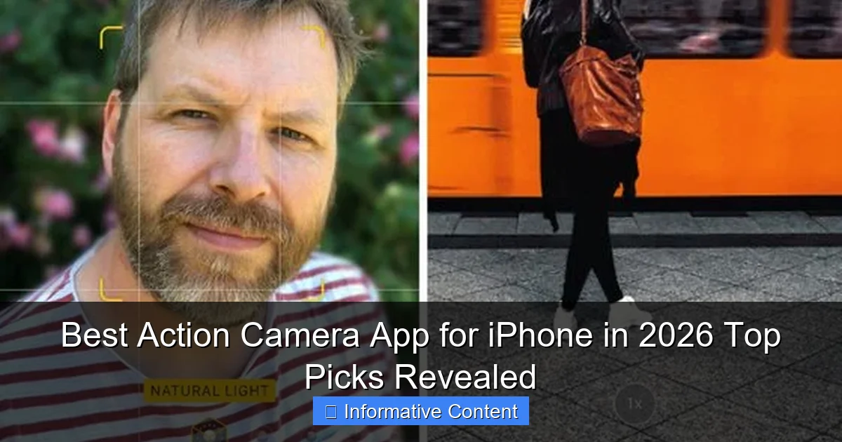 Best Action Camera App for iPhone in 2026 Top Picks Revealed