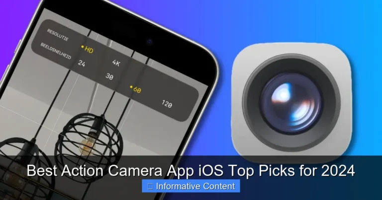 Best Action Camera App iOS Top Picks for 2024