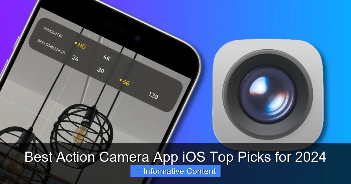 Best Action Camera App iOS Top Picks for 2024