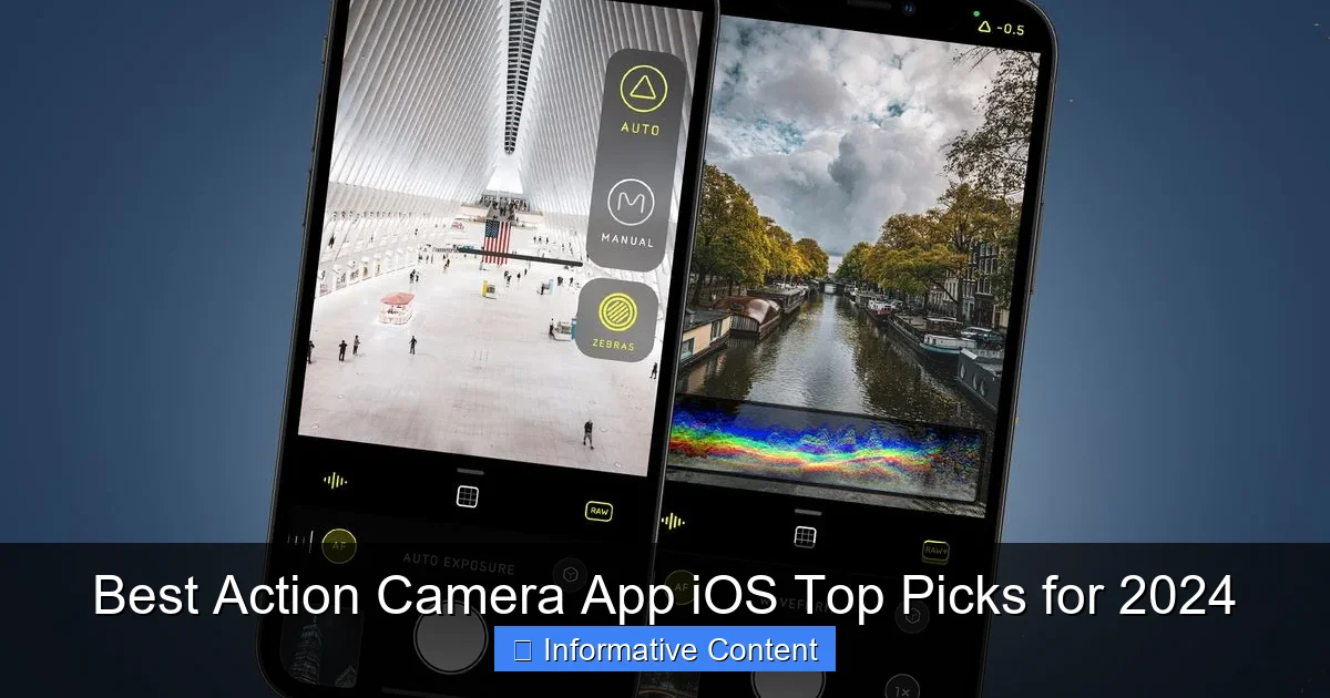 Best Action Camera App iOS Top Picks for 2024