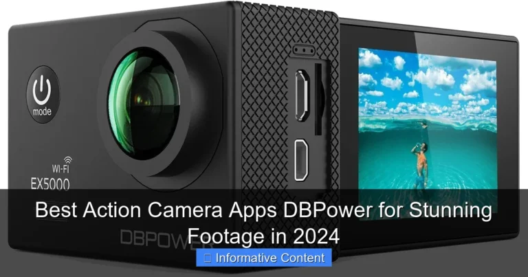 Best Action Camera Apps DBPower for Stunning Footage in 2024