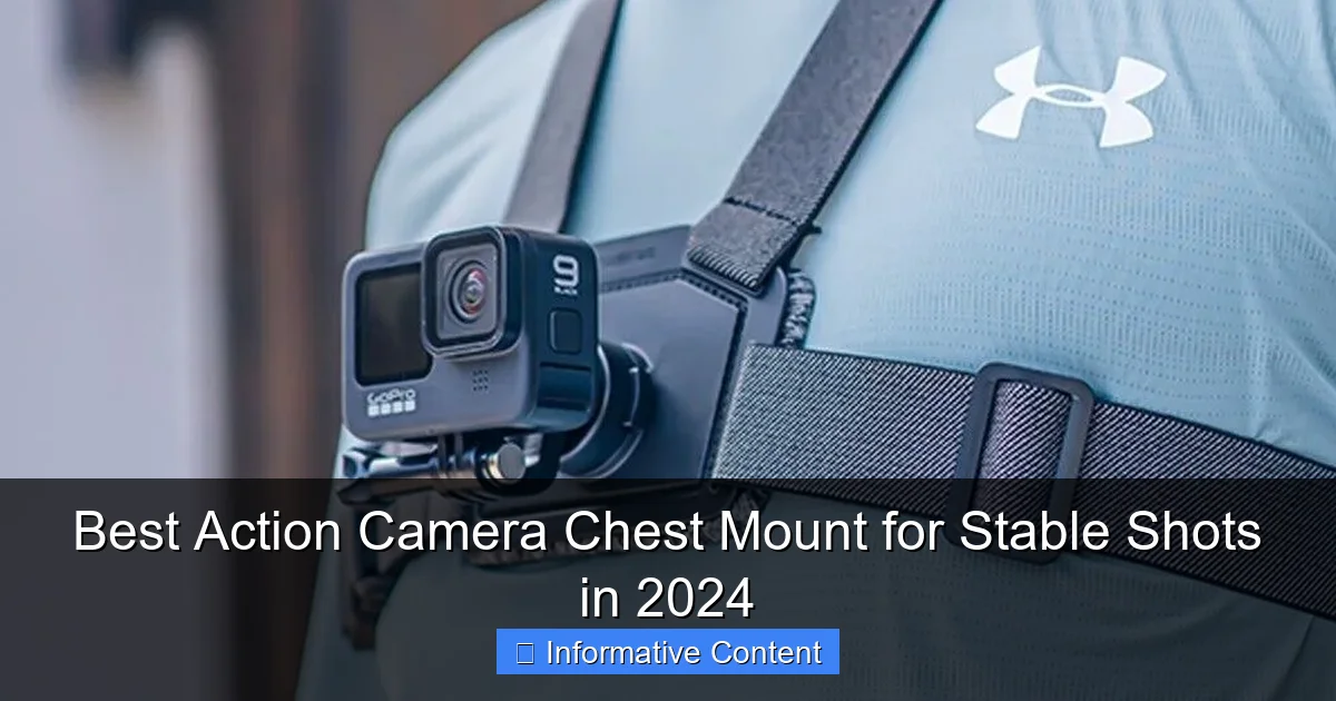 Best Action Camera Chest Mount for Stable Shots in 2024