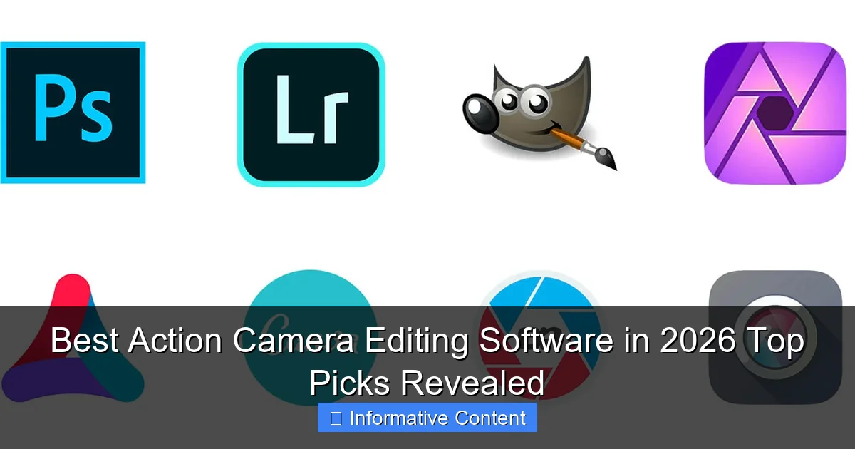 Best Action Camera Editing Software in 2026 Top Picks Revealed